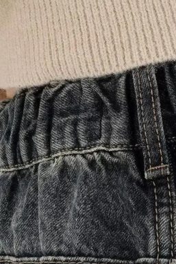 Y2K Distressed Pocket Wide Leg Jeans