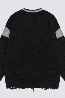 Y2K Distressed Sweater