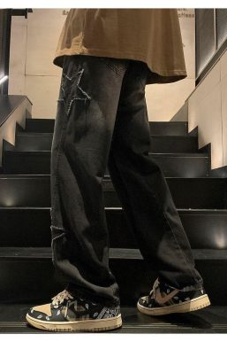 Y2K Embroidered Jeans