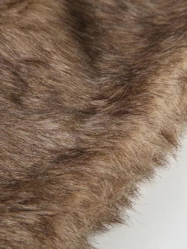 Y2K Faux Fur Mini Skirt