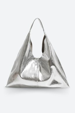 Y2K Faux Patent Leather Hobo Bag