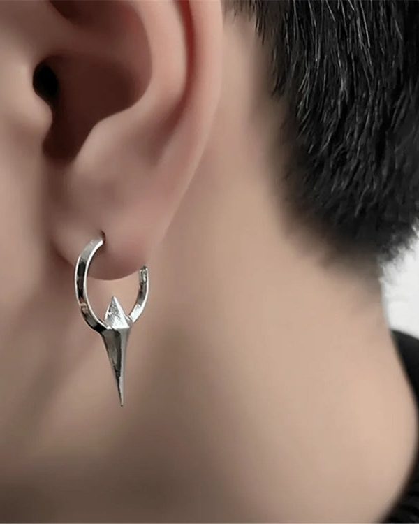 Y2k Grunge Stars Hoop Earrings: Embrace the Retro Style Today!