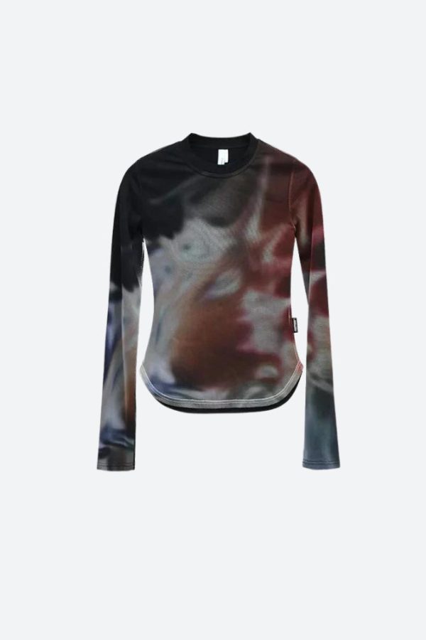 Y2K Grunge Tie Dye Top