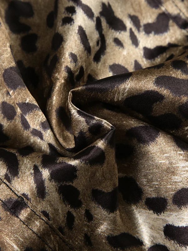 Y2K Leopard Corset Top