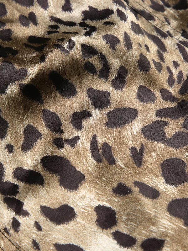 Y2K Leopard Corset Top