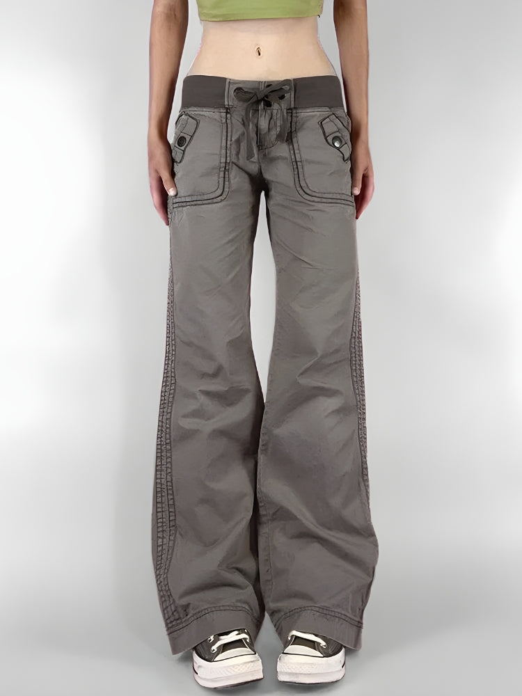 Y2K Low Waist Drawstring Pants Y2K Low Waist Drawstring Pants