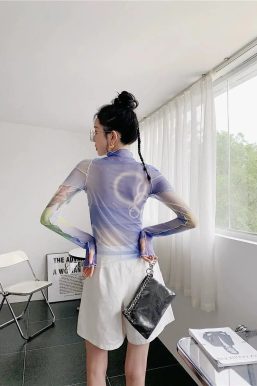 Y2K Minecraft Mesh Top