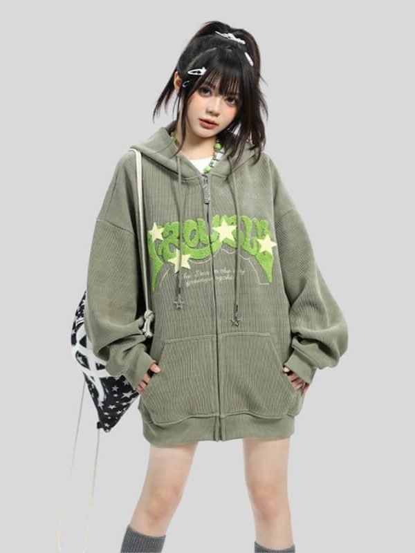 Y2K Oversized Graphic Hoodie
