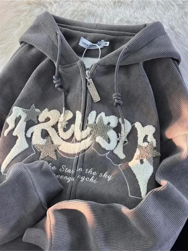 Y2K Oversized Graphic Hoodie