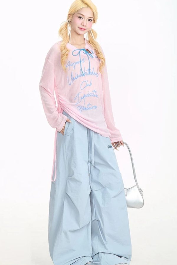 Y2K Parachute Pants