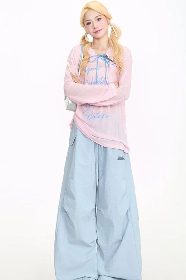 Y2K Parachute Pants