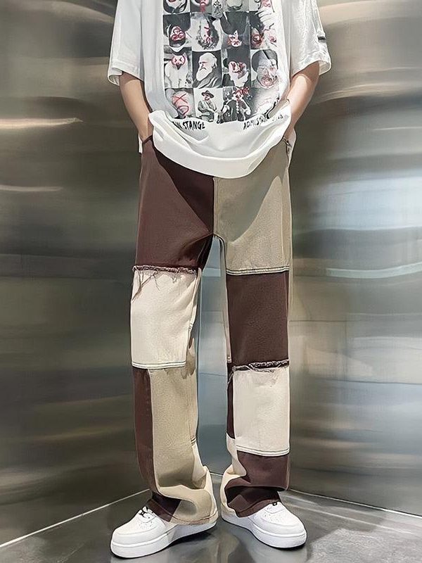 Y2K Patchwork Pants