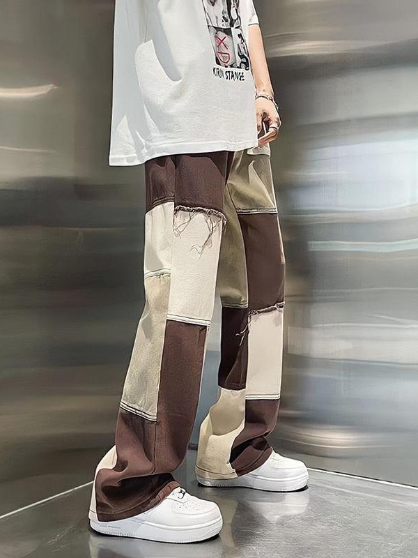 Y2K Patchwork Pants