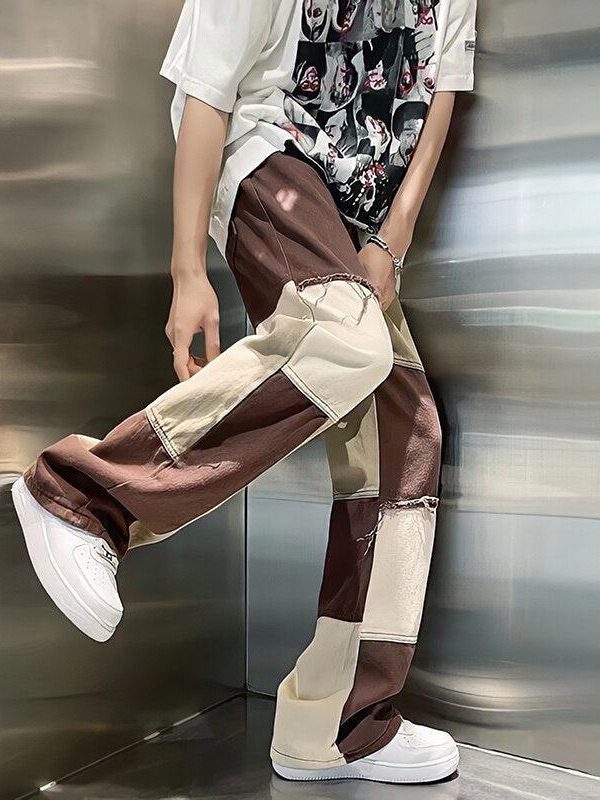Y2K Patchwork Pants