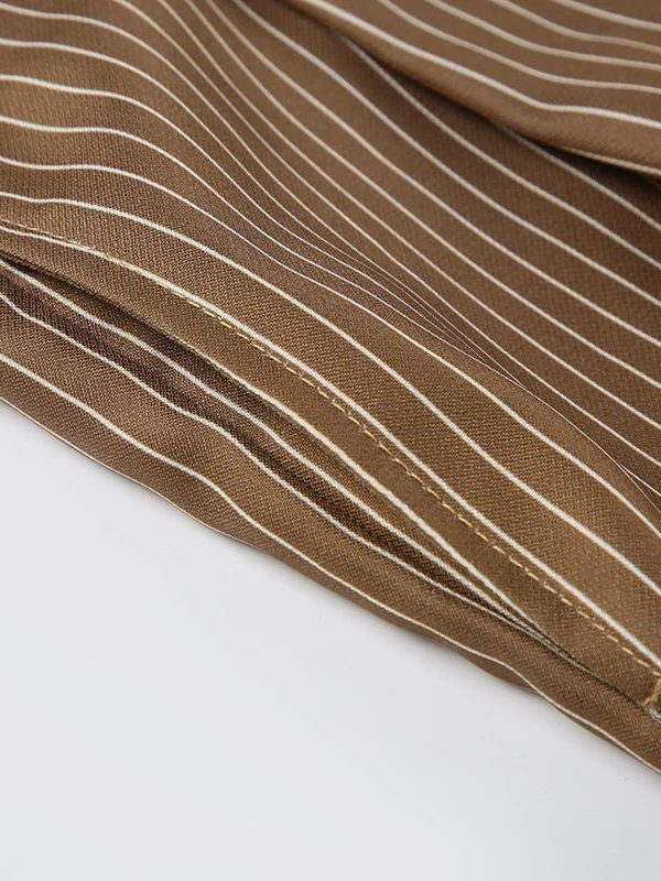 Y2K Pinstripe Baggy Pants