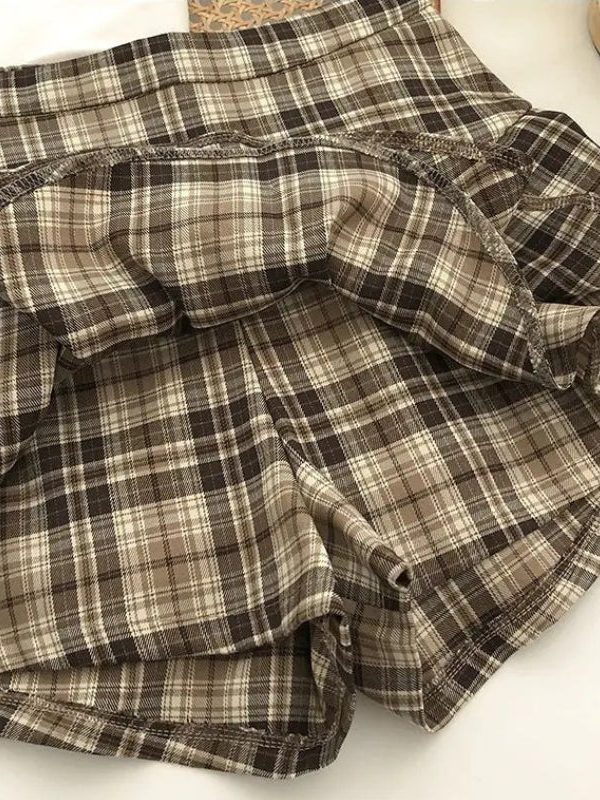 Y2K Plaid Mini Skort
