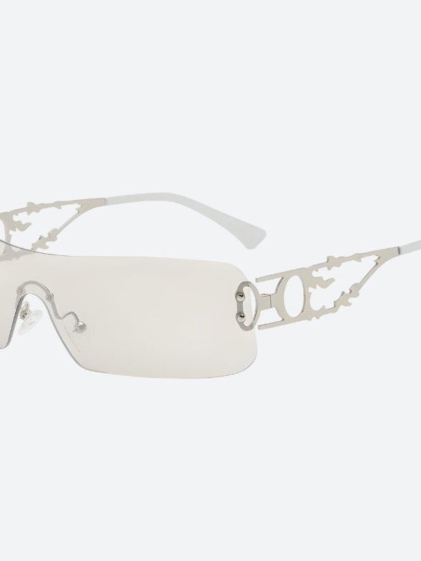 Y2K Rectangle No Frame Sunglasses