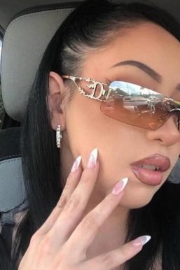 Y2K Rectangle No Frame Sunglasses