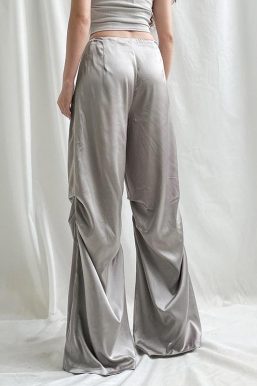 Y2K Satin Wide Leg Pants