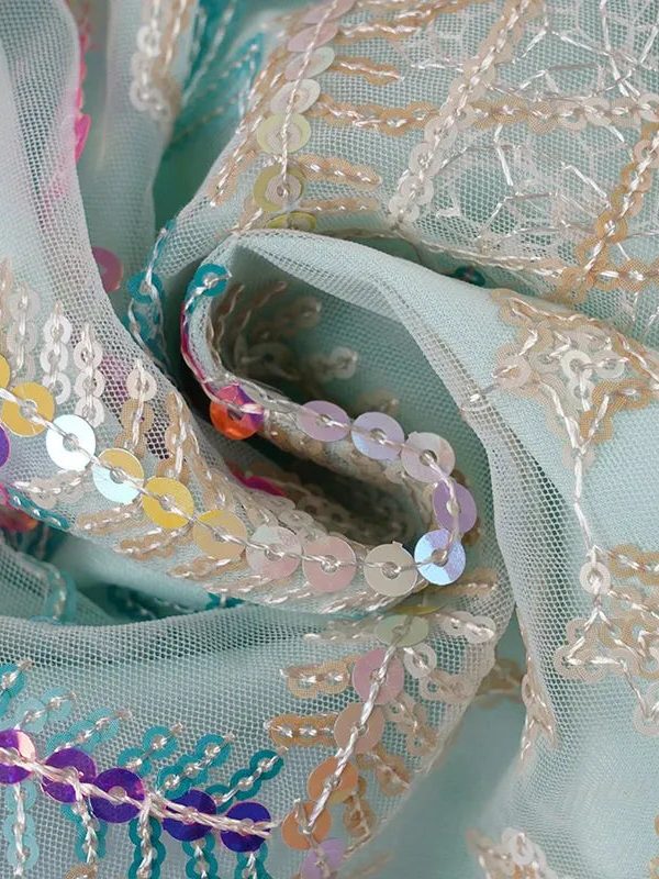 Y2K Sequined Halter Top