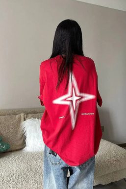 Y2K Shiny Star Worldwide Tee