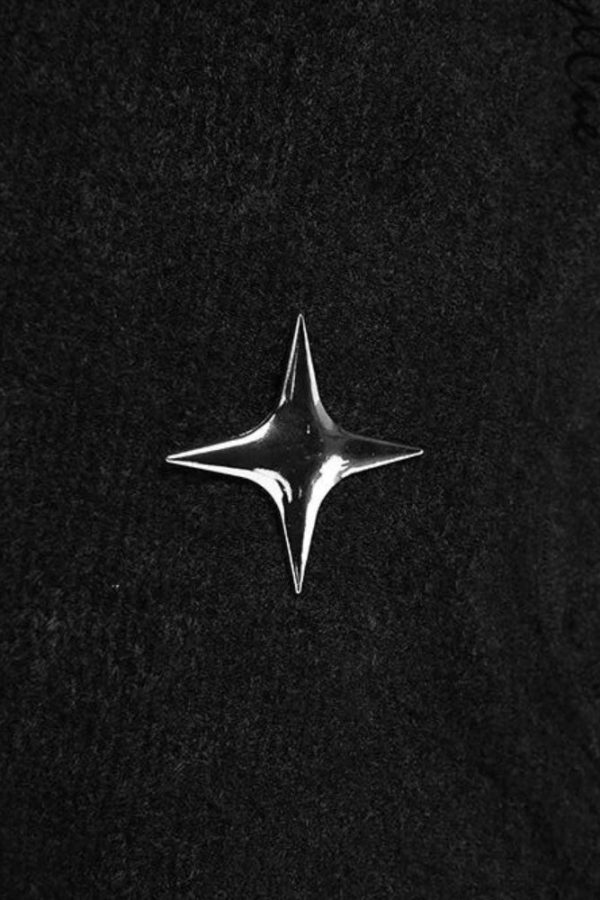 Y2K Star Belted Crop Top