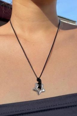 Y2K Star Cord Necklace