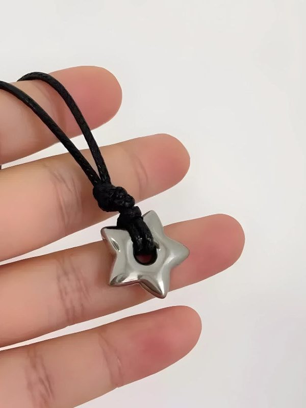Y2K Star Cord Necklace