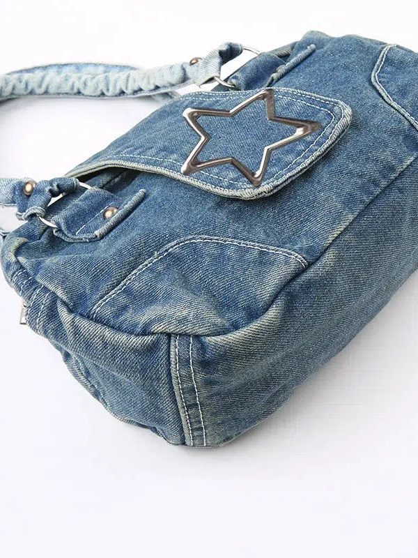 Y2K Star Denim Bag