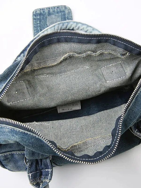Y2K Star Denim Bag