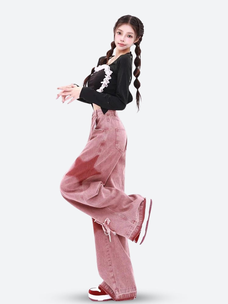 Y2K Star Denim Jeans Y2K Star Denim Jeans