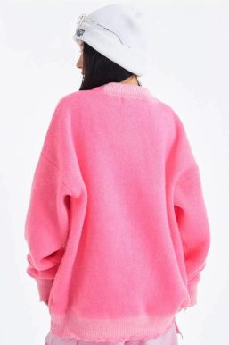 Y2K Star Distressed Sweater