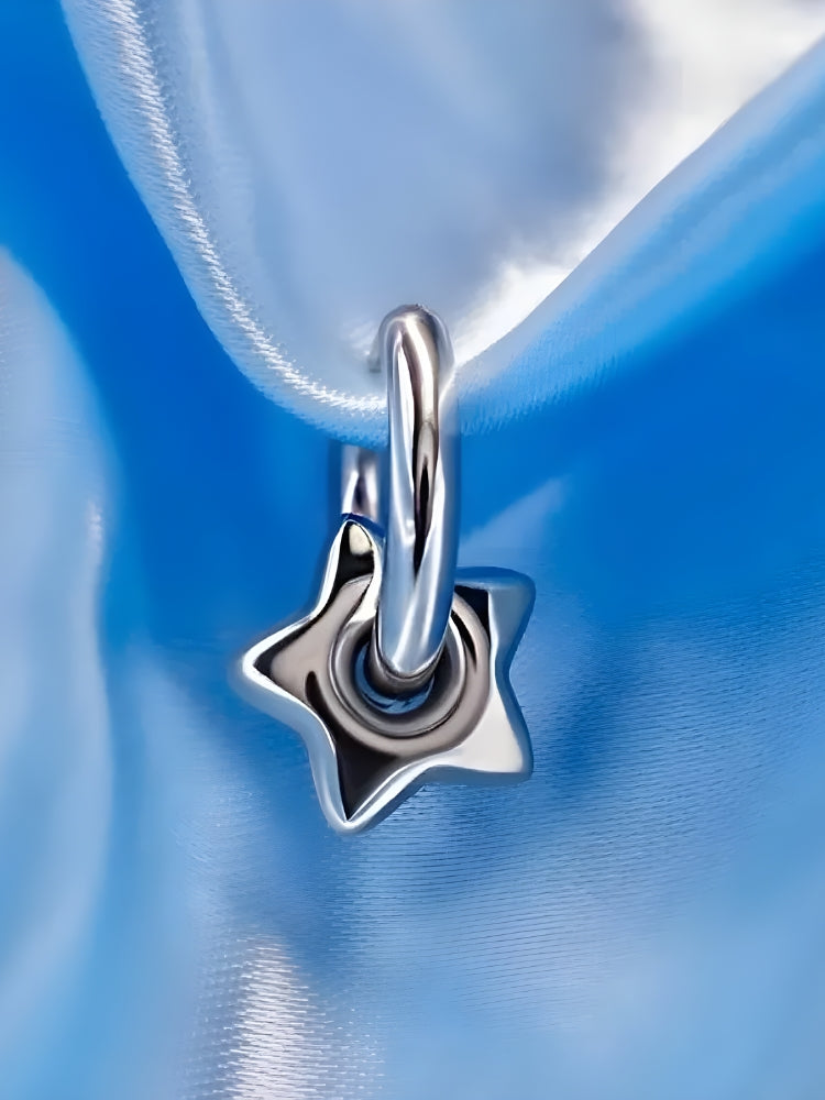 Y2K Star Heart Hoop Earrings Y2K Star Heart Hoop Earrings