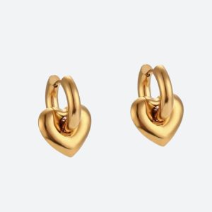 Y2K Star Heart Hoop Earrings