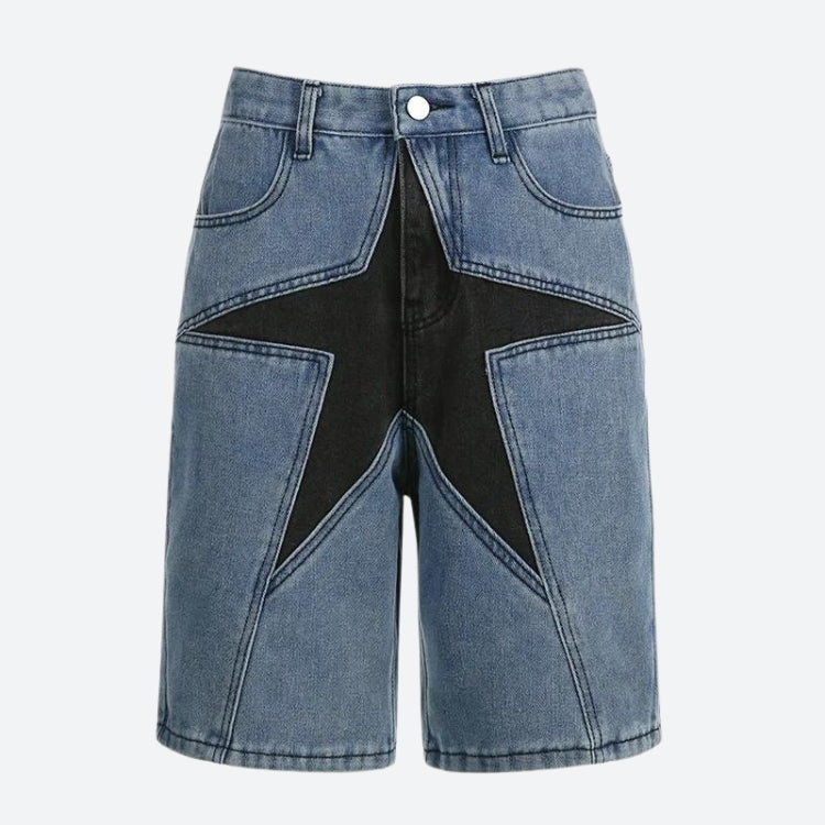 Y2K Star Jean Shorts Y2K Star Jean Shorts