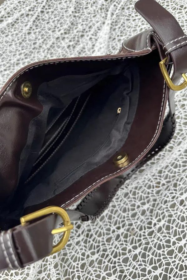 Y2K Star Patch Distressed Bag