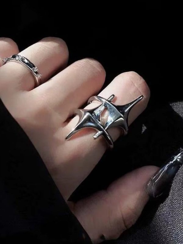 Y2K Star Ring