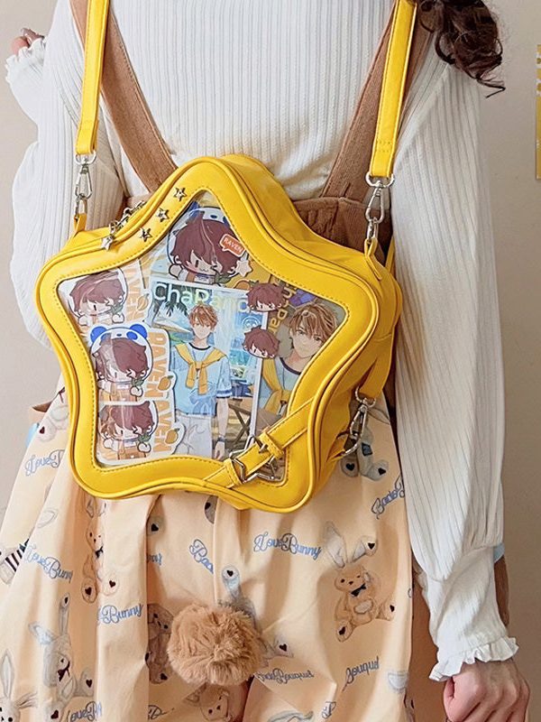 Y2K Star Shaped Ita Bag Backpack