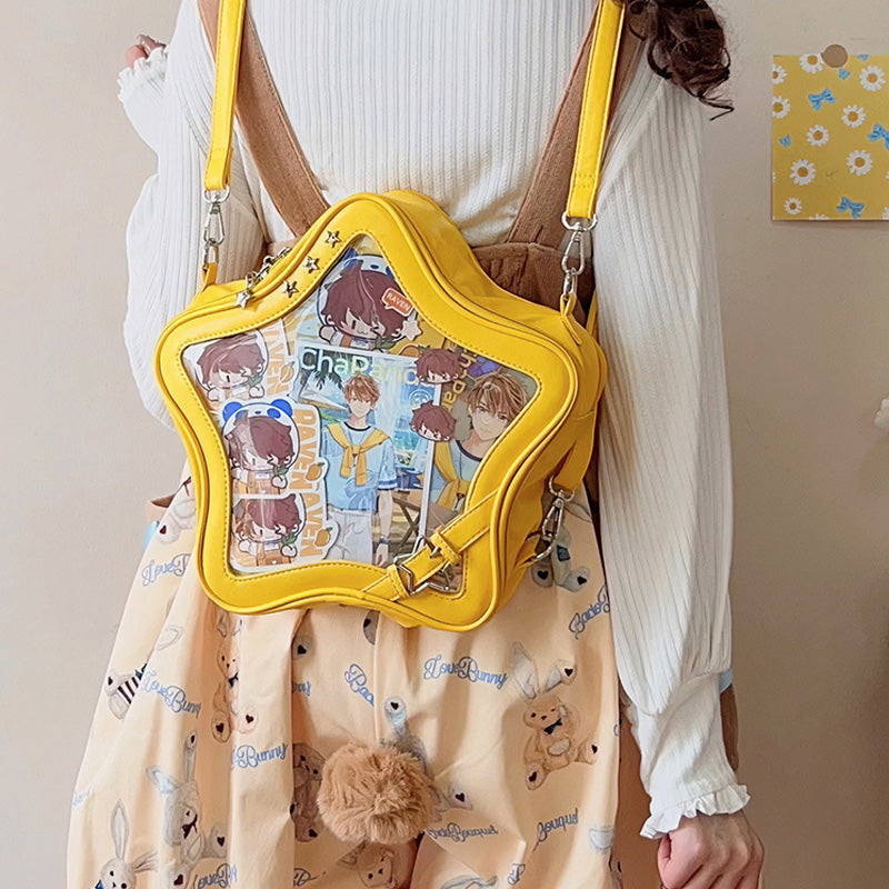 Y2K Star Shaped Ita Bag Backpack
