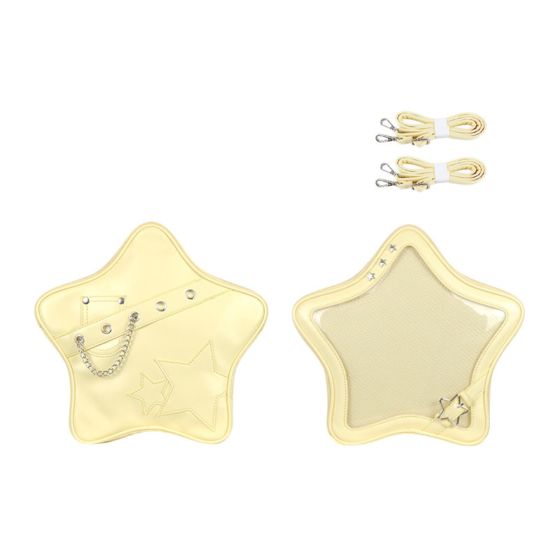 Y2K Star Shaped Ita Bag Backpack