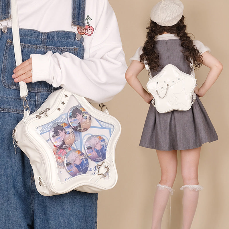 Y2K Star Shaped Ita Bag Backpack