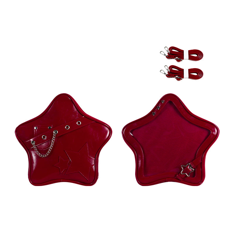 Y2K Star Shaped Ita Bag Backpack