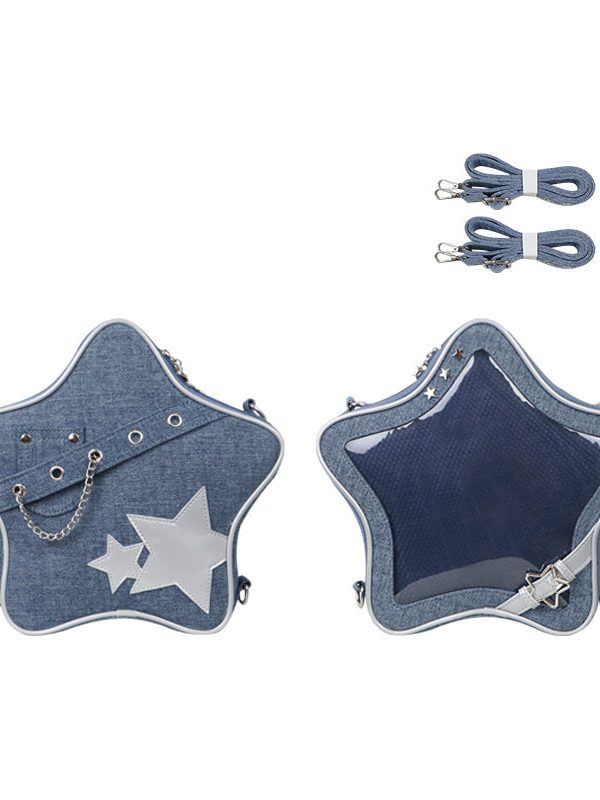 Y2K Star Shaped Ita Bag Backpack