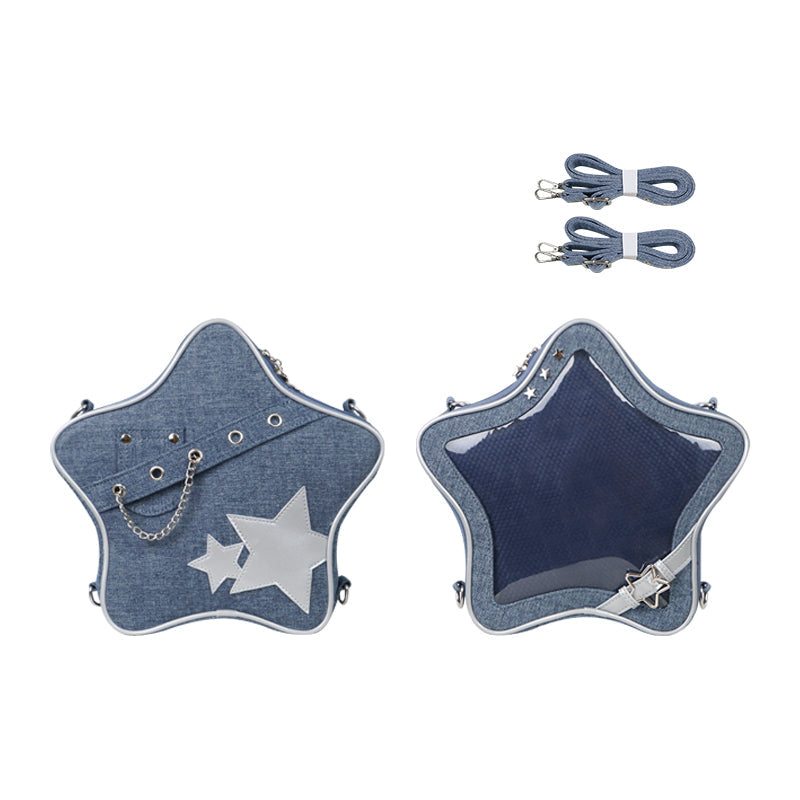 Y2K Star Shaped Ita Bag Backpack