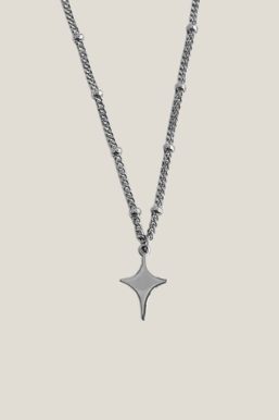 Y2K Star Silver Necklace