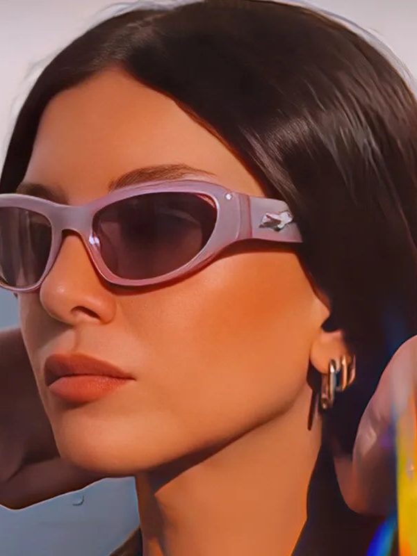 Trendy Y2k Star Wrap Around Sunglasses for a Retro Look