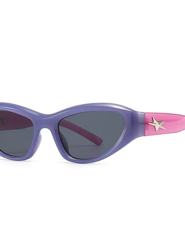 Y2k Star Wrap Around Sunglasses