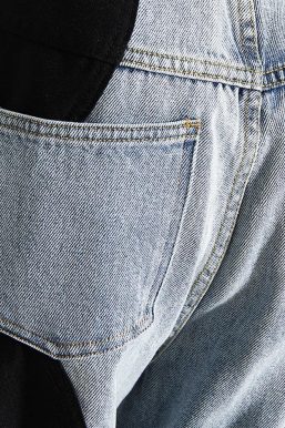 Y2K Wave Panel Jeans