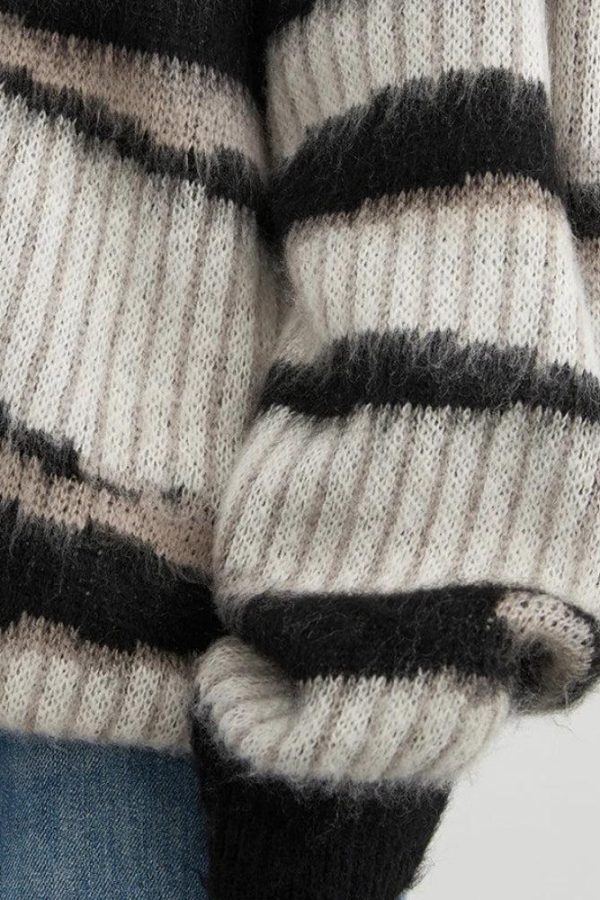 Zebra Knitted Sweater